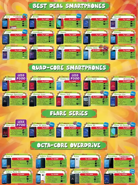 Cherry Mobile Fiesta 2015 Posters/Price List with New Phones and Tablets [High Resolution]