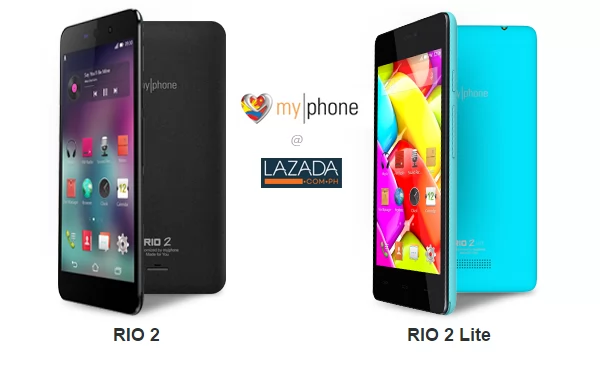 MyPhone Rio 2 and Rio 2 Lite Now Available Online on Lazada Philippines
