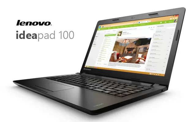 Lenovo Unveils the IdeaPad 100 Laptop for ₱11,100 Running on Intel BayTrail-M Processor