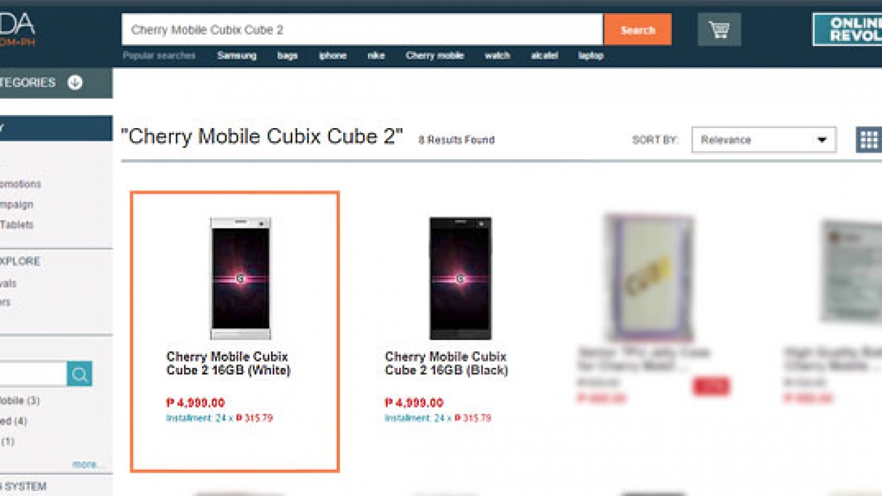 Cherry Mobile Cubix Cube 2 Now Listed On Lazada Philippines Specs Picture And Price Revealed Pinoy Techno Guide