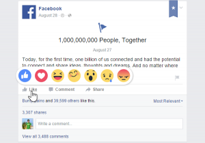 Facebook-Reactions