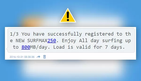 Smart SurfMax Has a Limit of 800MB Per Day