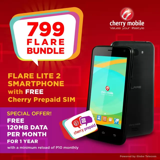 Cherry Mobile Offers the Flare Lite 2 for ₱799 as Cherry Prepaid Bundle