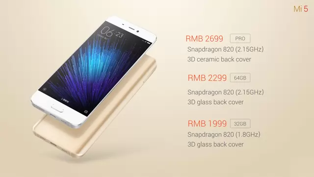 Xiaomi Mi 5 Now Official with Snapdragon 820, 16MP Camera & Affordable Price