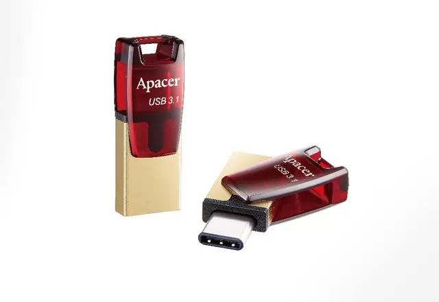 Apacer Intros Ironman Inspired AH180 USB 3.1 Type-A & Type-C Flash Drive