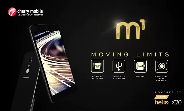 Cherry Mobile M1 with Deca-Core Processor, 4GB RAM, 21MP Camera Now Official