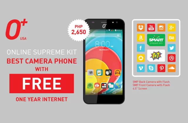 O+ USA Online Supreme Kit Offers a SIM and Smartphone Bundle with FREE Mobile Internet, Texts and App Access
