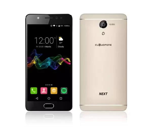 The Cloudfone Next smartphone.