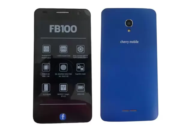 Cherry Mobile FB100 has a dedicated button to launch Facebook