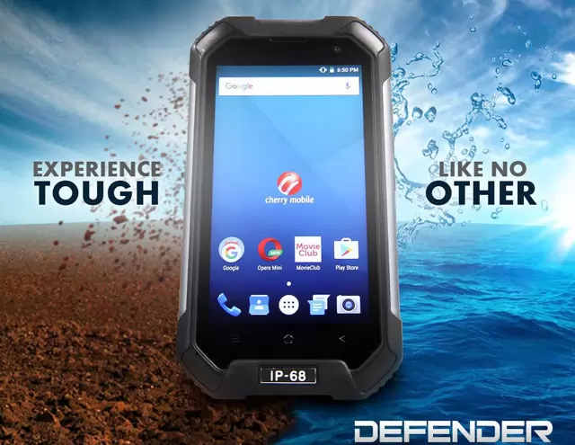 Cherry Mobile Defender Now Official; Water Resistant Phone with Impressive Specs