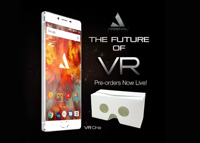 Arsenal VR One has 5.2-inch LTPS Display, Free VR Headset and Octa Core Processor