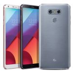 The three color options of the LG G6.