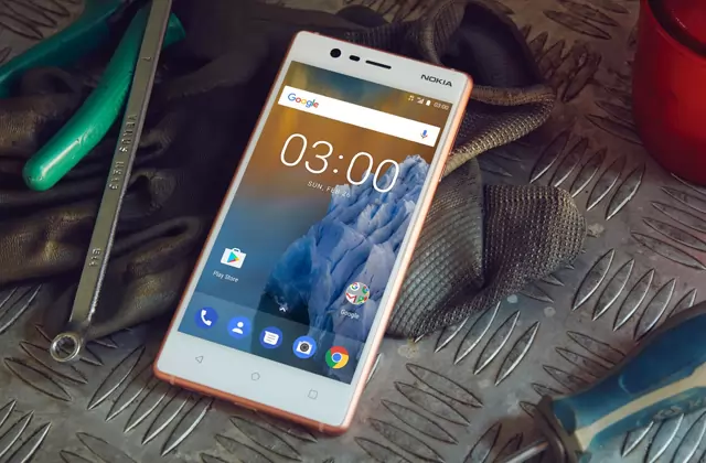 The Nokia 3 smartphone.