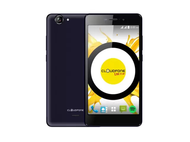 Blue Cloudfone Excite Prime smartphone.