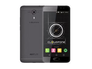 The Cloudfone Next Lite in black.