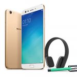 The OPPO F3 Plus with the freebies for those who pre-order.