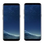 Samsung Galaxy S8 (left) and Samsung Galaxy S8 Plus (right).