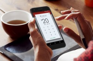 Sending money using the Gmail app for Android.