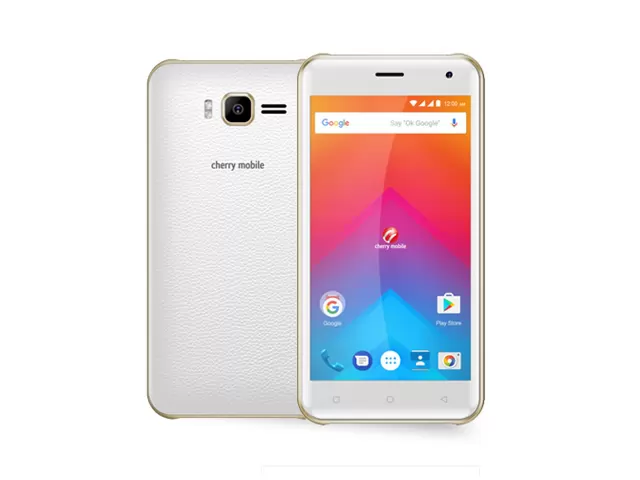 The Cherry Mobile Flare J1 2017 smartphone in white.