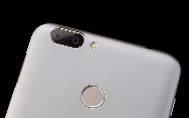 The Dual rear cameras of the suspected re-brand of the Cherry Mobile Flare P1 Plus.