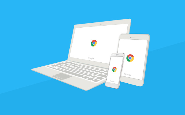 The Google Chrome browser works on desktop computers, laptops, tablets and smartphones.