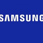 Samsung logo.