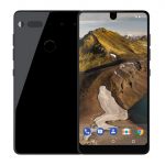 The Essential Phone smartphone in black.