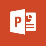 Microsoft PowerPoint logo.