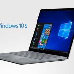 The Microsoft Surface Laptop running on Windows 10 S.