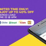 Lazada's cellphone load sale.