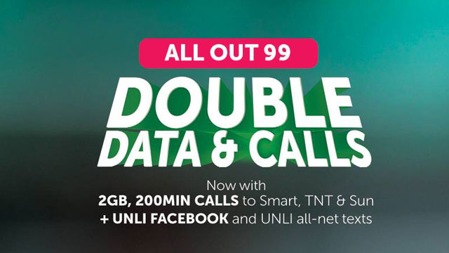 Double Data and Calls with Smart ALLOUTSURF 99!