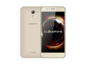 The Cloudfone Excite Prime 2 smartphone in gold.
