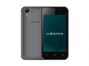 The Cloudfone Go Connect Lite smartphone in gray.