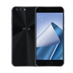 The ASUS Zenfone 4 smartphone in black.