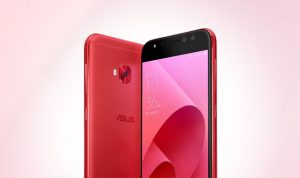 Meet the ASUS Zenfone 4 Selfie smartphone in red.