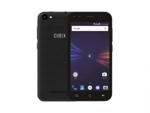 The Cherry Mobile Cubix Play smartphone in black.