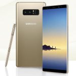 This is the Samsung Galaxy Note 8 in maple gold!