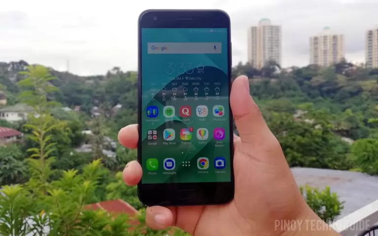 Hands on with the ASUS Zenfone 4 smartphone.