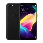 The OPPO F5 smartphone in black.