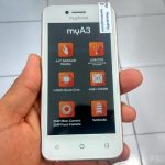 This is the MyPhone MyA3 smartphone in white.