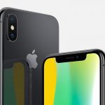 The iPhone X comes in silver and space gray color options.