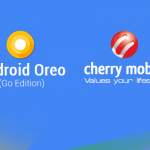 Android Oreo (Go Edition) and Cherry Mobile logos.