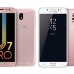 Behold the pink Samsung Galaxy J7 Pro and J7+.