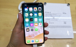 The iPhone X with more than ₱50,000.00 official price.