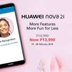 Discounted price of the Huawei Nova 2i.