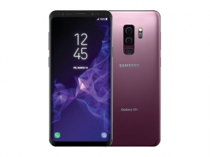 The Samsung Galaxy S9+ smartphone in purple.