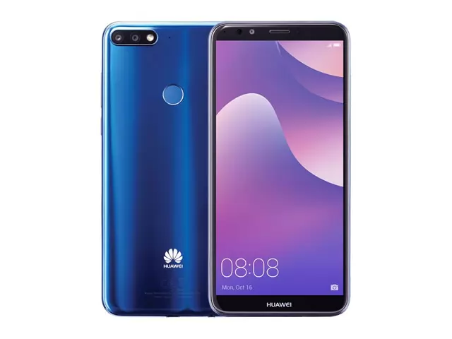 The Huawei Nova 2 Lite smartphone in blue color.