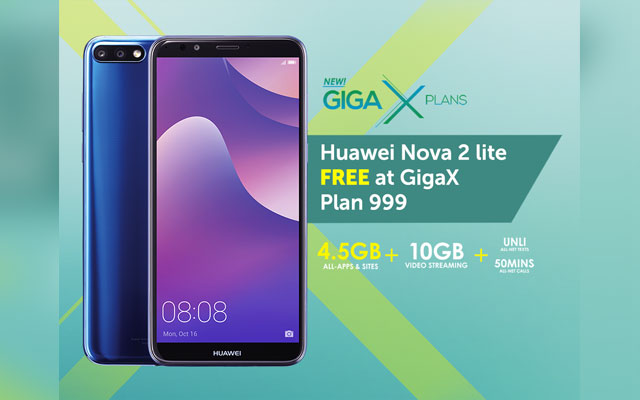 Monument Trouwens Tegenslag Huawei Nova 2 Lite now FREE at Smart GigaX Plan 999 | Pinoy Techno Guide