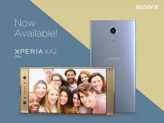 The Sony Xperia XA2 Ultra is now available.