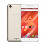 The Starmobile Up Xtreme smartphone in gold.